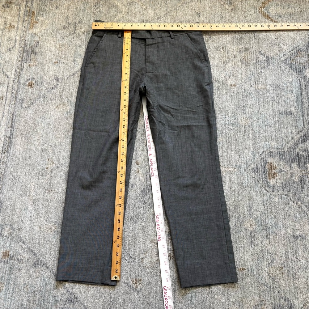 Greyson Gray Dress Pants Classic Style Size 32/27 Hemmed Stylish Career Business - Picture 4 of 5